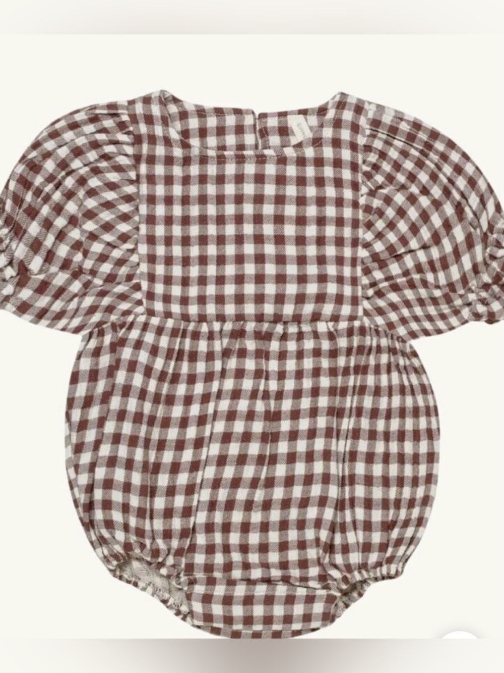 Quincy Mae Gingham Bubble Romper
